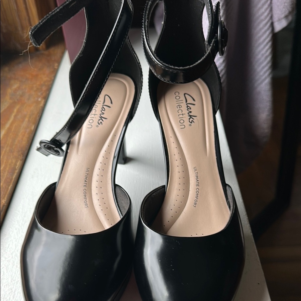 Clarks Women's Black Heels